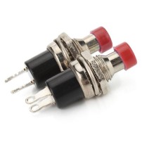 Pulsador de Chasis 7mm Modelo PBS-110 2P Micro Switch