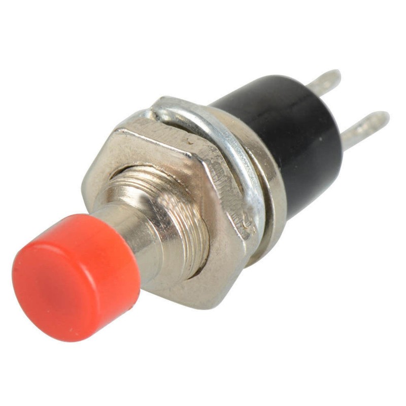 Pulsador de Chasis 7mm Modelo PBS-110 2P Micro Switch