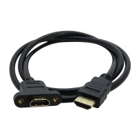 Cable HDMI v1.4 Macho Hembra Extensor para Panel o Chasis