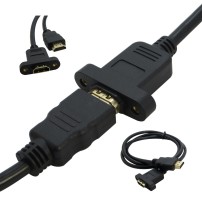 Cable HDMI v1.4 Macho Hembra Extensor para Panel o Chasis