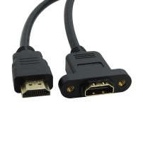 Cable HDMI v1.4 Macho Hembra Extensor para Panel o Chasis