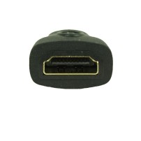 Adaptador Mini HDMI a HDMI Hembra Estándar Negro Raspberry Zero