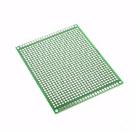 Placa FR4 PCB Perforada Verde Doble Faz Tamaño 7x9cm