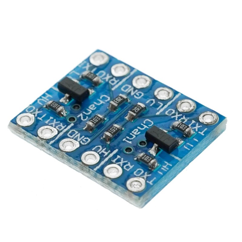 Conversor de Niveles Logicos 5V a 3.3V para Puertos I2C UART SPI