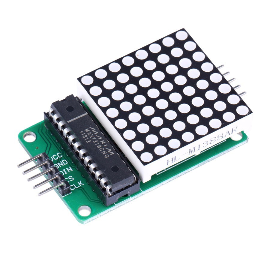 1PCS MAX7219 Rojo módulo de matriz de puntos Arduino Microcontrolador módulo Hágalo usted mismo
