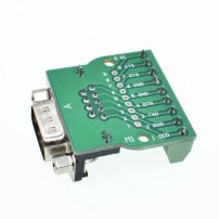 Conector Terminal PCB DB9 Serial RS232 Macho con Borneras