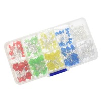 Pack 200 LEDs de Colores 5mm y 3mm con Caja Organizadora