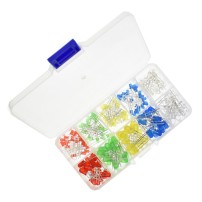 Pack 200 LEDs de Colores 5mm y 3mm con Caja Organizadora