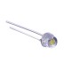 Pack 100 LEDs Blanco Frio Tipo Straw Hat Tipo Bombín 4.8mm