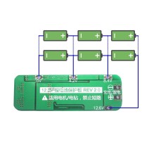 Módulo Cargador Protector BMS 3S 20A para 3 Baterías de Litio 18650