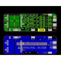 Módulo Cargador Protector BMS 3S 20A para 3 Baterías de Litio 18650