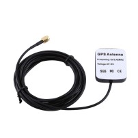 Antena GPS 3 Metros Imán con Conector SMA 3-5Volts Frecuencia 1575.42MHz