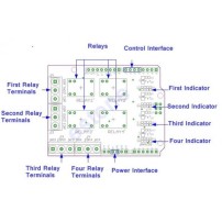Shield Arduino 4 Canales Relé con Borneras