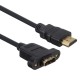 Cable HDMI v1.4 Macho Hembra Extensor para Panel o Chasis