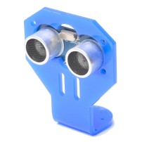 Soporte Acrílico Azul Servo Compatible para Sensor Ultrasónico