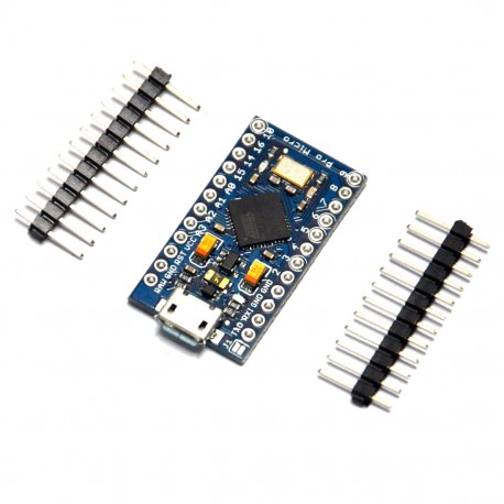Arduino Pro Micro Atmega32U4 + Cable USB + 10 LEDs + 10 Resistencias