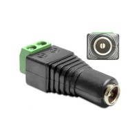 Conector Alimentación Jack Hembra DC Con Borneras 5.5mm