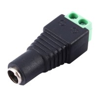 Juego Conector Jack Plug 5.5mm Borneras Macho Hembra