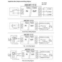Módulo ASC301 V1.0 Conversor de Corriente a Voltaje Análogo 0-20mA a 0-5V