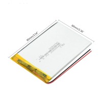 Batería Plana de Litio 3.7V 7.4Wh 2000mAh Reales Modelo 306090