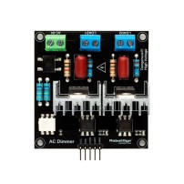 Módulo Dimmer AC Optoacoplado 2CH BTA16600B Lógica Control 3.3-5V