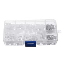 Kit 250pcs Conectores Macho Hembra JST 2P 3P 4P XH 2.54 con Caja