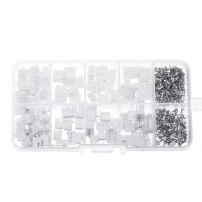 Kit 250pcs Conectores Macho Hembra JST 2P 3P 4P XH 2.54 con Caja