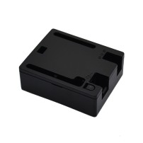 Caja Case Carcasa ABS Transparente Negro Arduino UNO