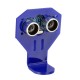 Soporte Acrílico Azul Servo Compatible para Sensor Ultrasónico