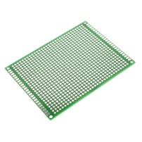 Placa FR4 PCB Perforada Verde 1 Faz Tamaño 7x9cm