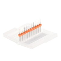 Caja de 10 Brocas para PCB Medida 0.8mm Vástago 3.175mm 1/8'