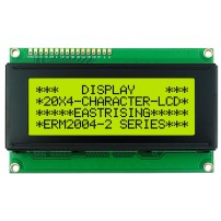 Display Alfanumerico LCD Amarillo 20x4 con Retroiluminacion LED