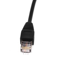 Cable Ethernet 60cm Macho Hembra RJ45 Extensor para Panel o Chasis