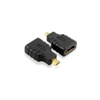 Adaptador Micro HDMI a HDMI Hembra Estándar Negro Raspberry Pi 4