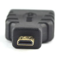 Adaptador Micro HDMI a HDMI Hembra Estándar Negro Raspberry Pi 4