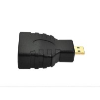 Adaptador Micro HDMI a HDMI Hembra Estándar Negro Raspberry Pi 4