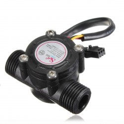 Sensor de Flujo Caudalímetro de Agua 30L/min Efecto Hall Modelo YF-S201