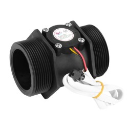 DN50 Sensor de Flujo de Agua Diámetro 2 Pulgadas 200L/min Efecto Hall