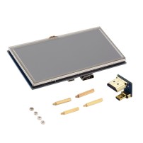 Pantalla LCD Táctil 5 Pulgadas 800x480 HDMI para Raspberry Pi 4