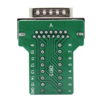 Conector Terminal D-Sub DB15 Puerto Serie Macho con Borneras