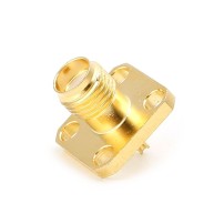 Conector para Panel o Chasis SMA Hembra RF 13x13mm