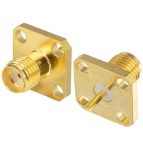 Conector para Panel o Chasis SMA Hembra RF 13x13mm