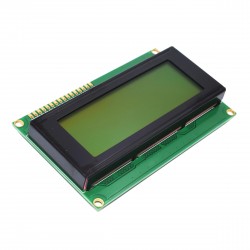 Display Alfanumerico LCD Amarillo 20x4 con Retroiluminacion LED