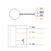 Sensor Capacitivo Detector de Nivel de Líquido sin Contacto Modelo XKC-Y25-V