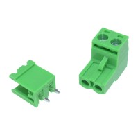 Juego de Conector Recto Terminal 2 Pines con Bornes Modelo 2EDG 5.08 2P