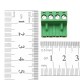 Juego de Conector Terminal 4 Pines con Bornes Modelo 2EDG 5.08 4P