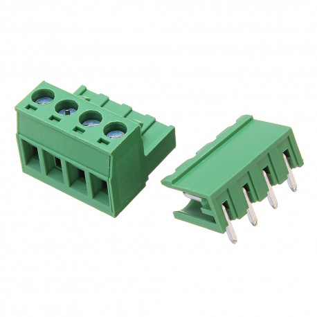 Juego de Conector Terminal 4 Pines con Bornes Modelo 2EDG 5.08 4P