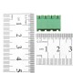 Juego de Conector Terminal 4 Pines con Bornes Modelo 2EDG 5.08 4P