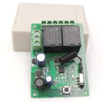 Módulo RF de 2 Relés con Control Remoto 2 Canales Alimentación 5 a 30VDC