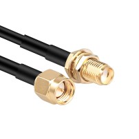 Cable Extensor Pigtail SMA RG174 Coaxial Antena Macho Hembra Largo 5M